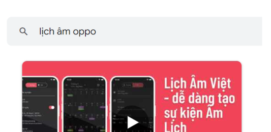 Hướng dẫn cách tải lịch âm trên điện thoại Android